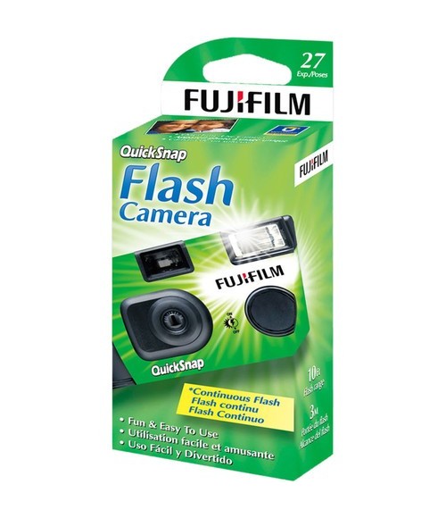 FUJIFILM QuickSnap Flash Disposable Camera (27 Exposures)